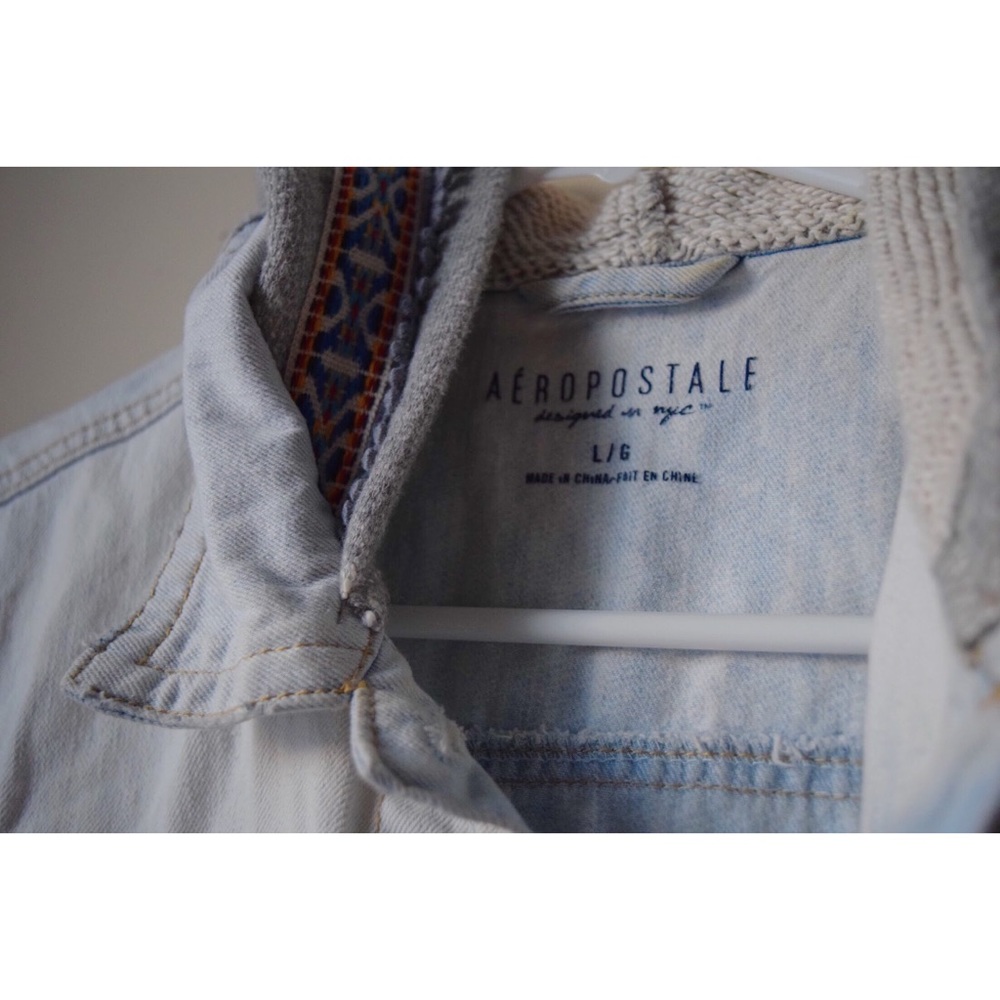 Denim jacket hoodie